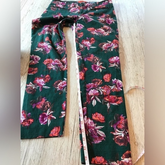 Anthropologie Cartonnier Floral Charlie Trouser Ankle Pants Women’s size 2 - Picture 12 of 15